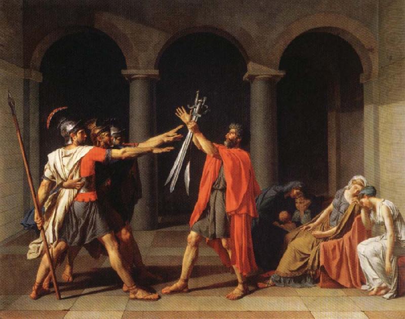 Jacques-Louis David THe Oath of the Horatii china oil painting image